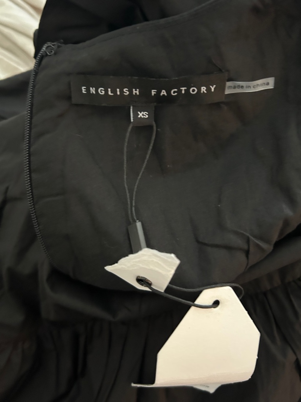 English Factory Black Ruffle Sleeve Mini Dress - Picture 7 of 9
